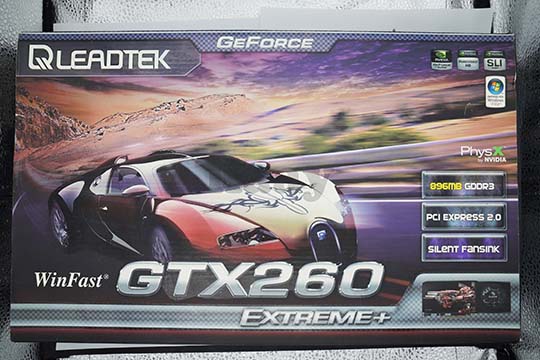 丽台Winfast GTX 260 Extreme+ 896MB显示卡（nVIDIA GTX 260芯片）